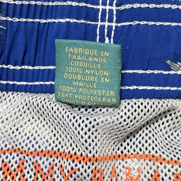 Tommy Bahama Men's Swim Trunks Palms XXL Blue Silver Board Short - Picture 4 of 9